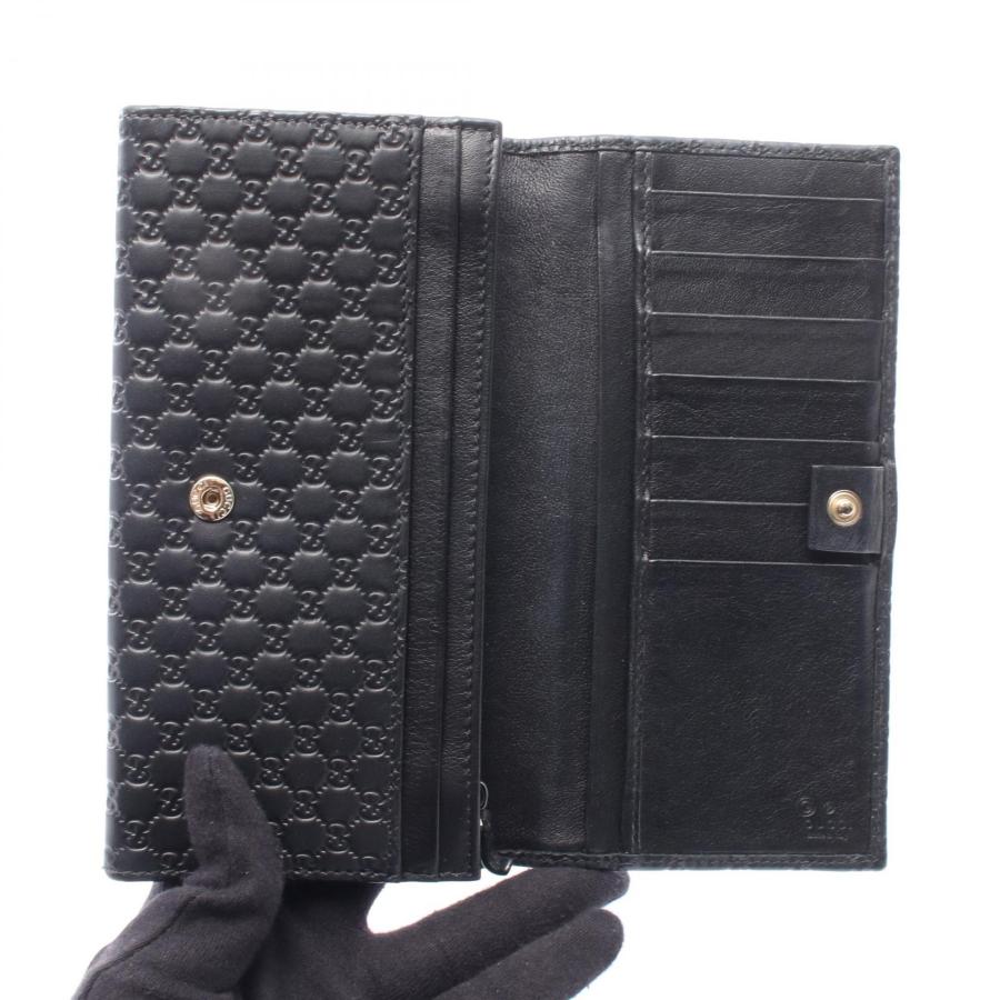 GUCCI（グッチ） マイクログッチシマ ブランドオフ レザー 二つ折り長