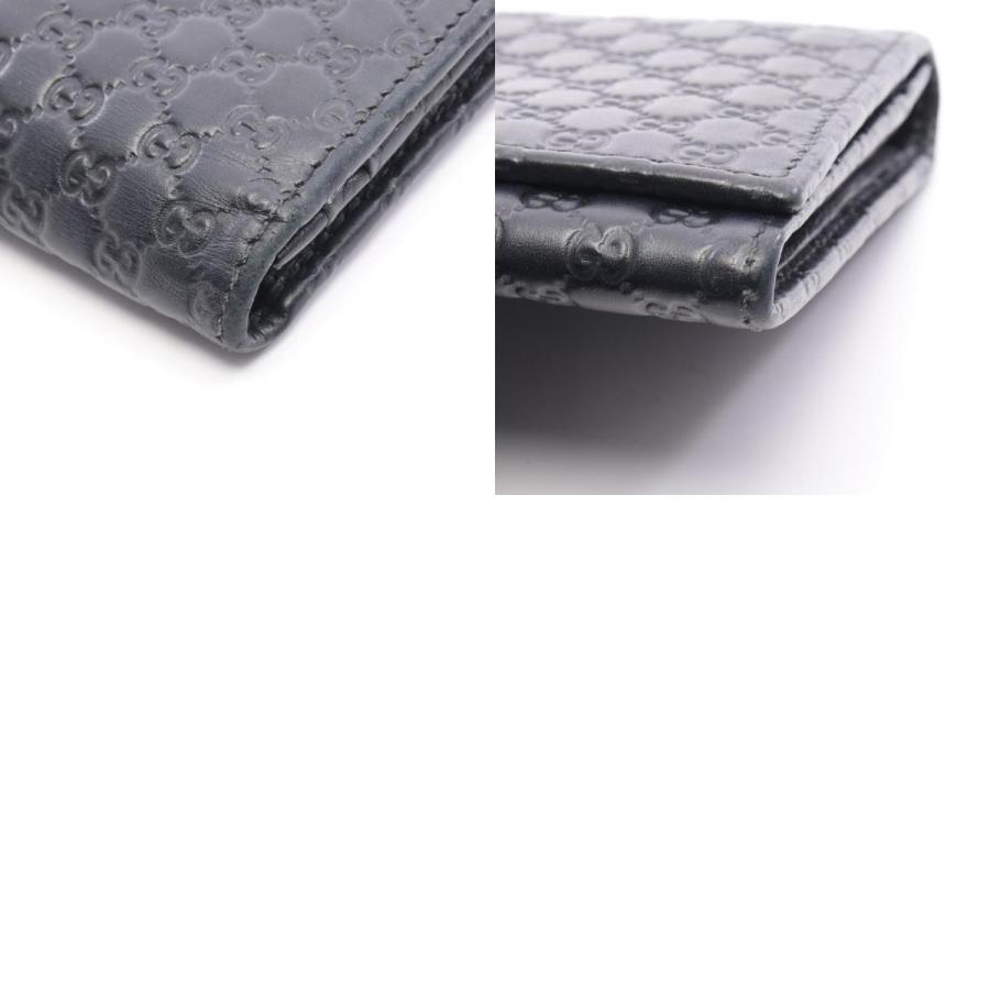 グッチ マイクログッチシマ 長財布　二つ折り財布 GUCCI（グッチ） マイクログッチシマ ブランドオフ レザー 二つ折り長