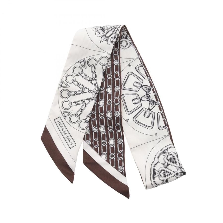 Hermès 幾何学模様 ツイリー ２枚セット HERMES（エルメス） ツイリー L'EFFET KALEIDOSCOPE ブランドオフ
