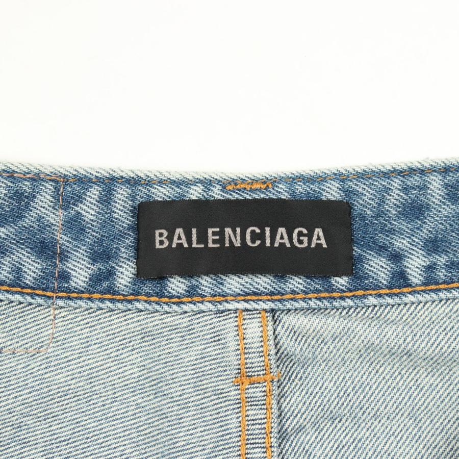 バレンシアガ ヴィンテージ加工 ブランドオフ BALENCIAGA コットン デニムパンツ デニム 中古 レディース_2