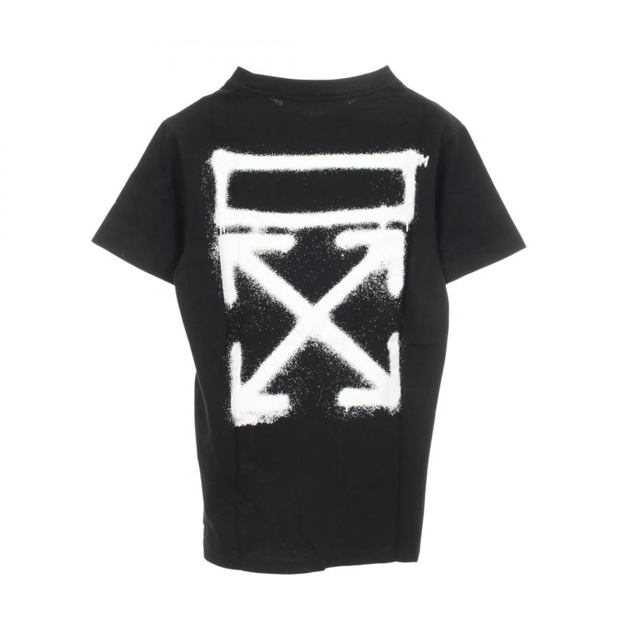 OFF-WHITE オフホワイトTシャツL スプレーデザイン オフホワイト スプレーアロー ブランドオフ OFF-WHITE コットン 半袖T