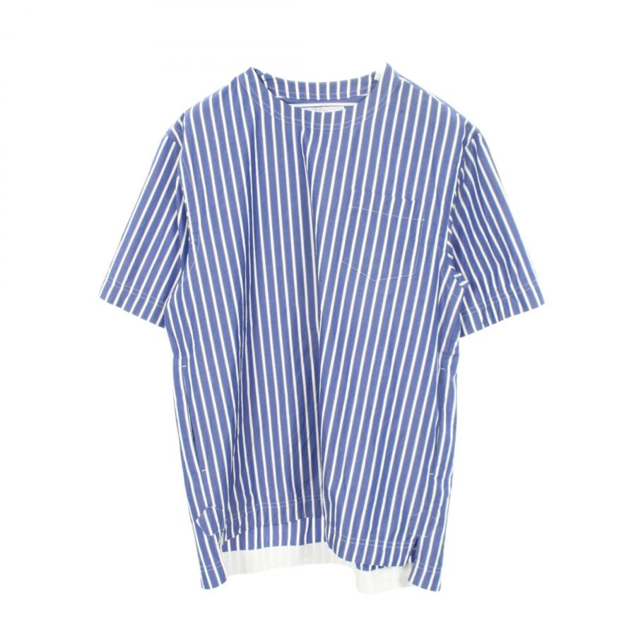 sacai（サカイ） ストライプ 半袖 ブランドオフ コットン カットソー