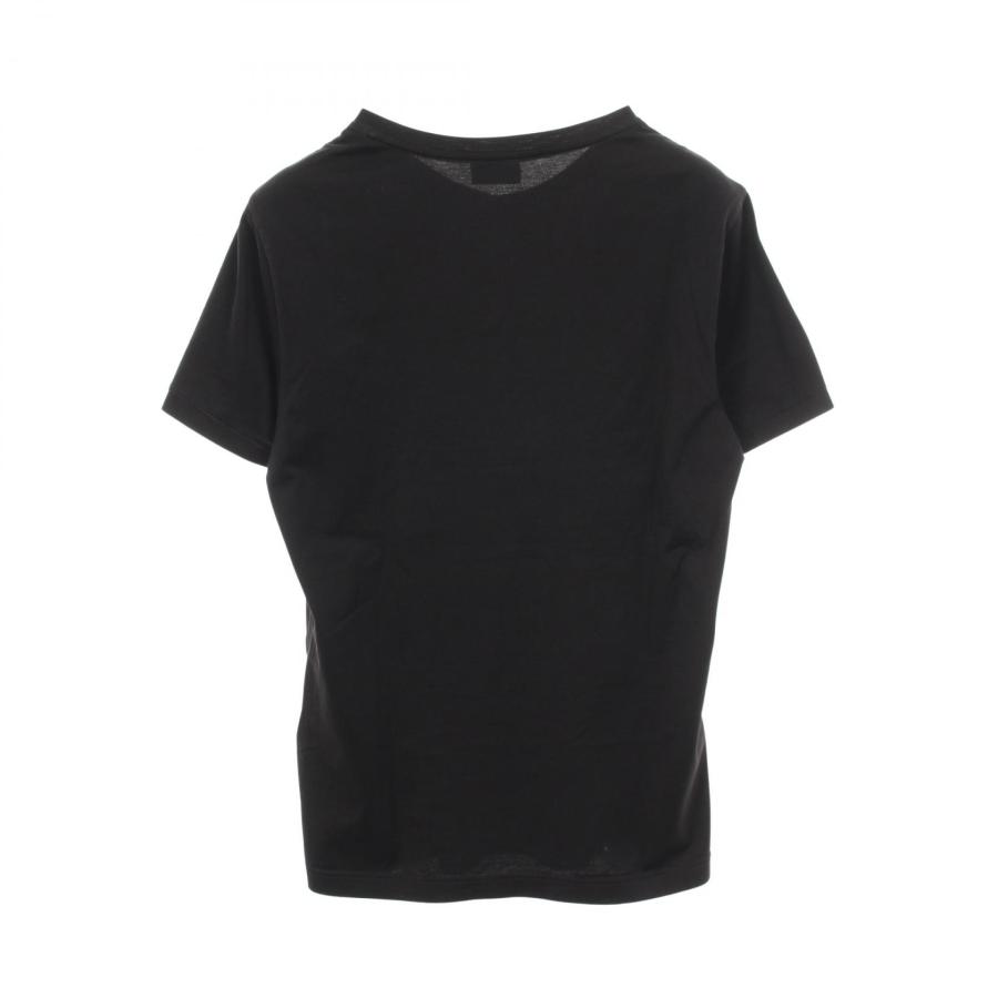 良品　フェンディ　モンスターアイ　半袖Tシャツ コットン　ブラック　XS FENDI（フェンディ） モンスター ジップ ブランドオフ コットン 半袖T