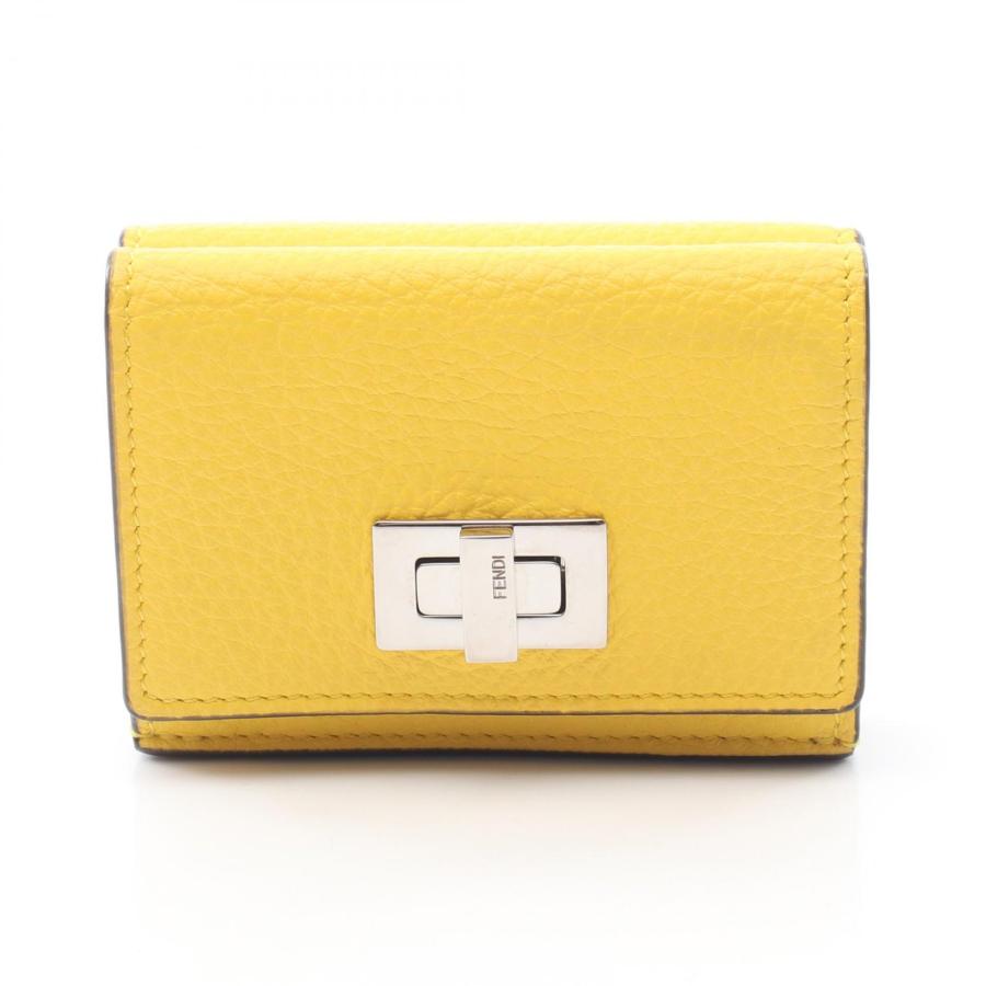 FENDI（フェンディ） PEEKABOO ピーカブー ブランドオフ レザー 三