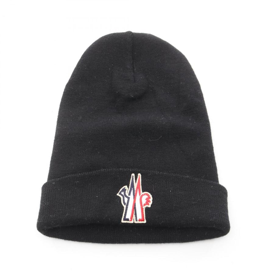 新品 MONCLER モンクレール　グルノーブル　ニット　キャップ　ビーニー帽 モンクレールグルノーブル ロゴ ニット帽 ブランドオフ MONCLER