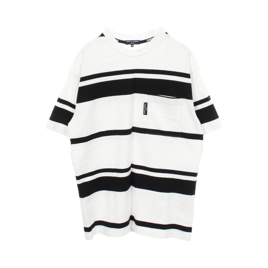 h*a様 値下げ❗️希少アーカイブコムデギャルソンオム ボーダーTシャツ S濃紺 コムデギャルソンオム ボーダー ブランドオフ COMME des GARCONS HOMME