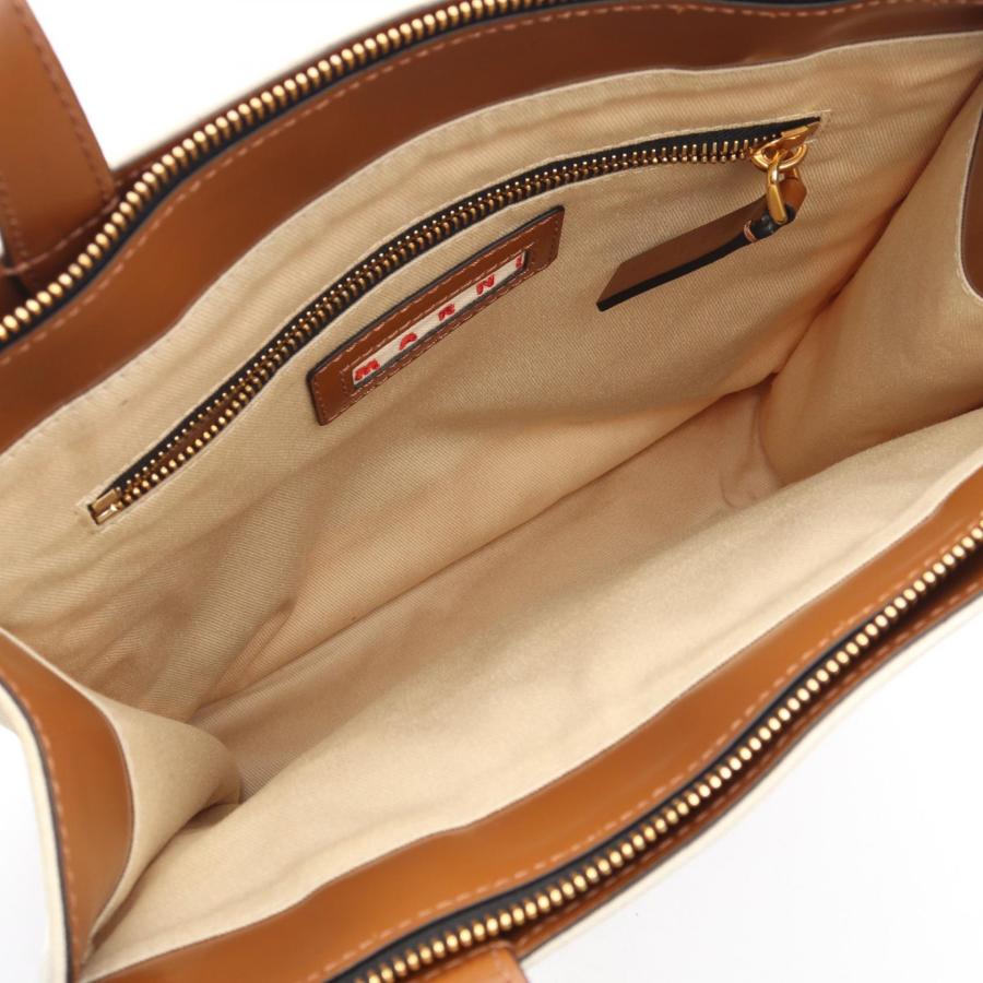 MARNI（マルニ） SMALL ZIPPED TOTE ブランドオフ キャンバス トート
