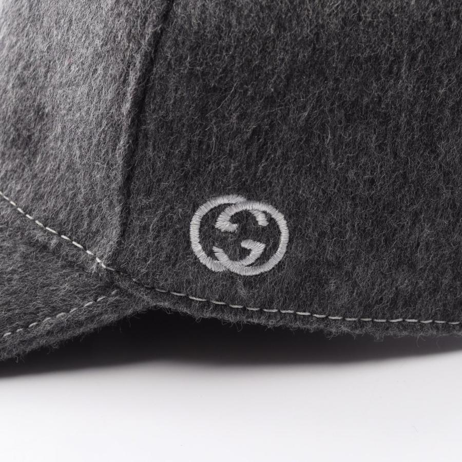 GUCCI（グッチ） インターロッキングG ブランドオフ ウール キャップ