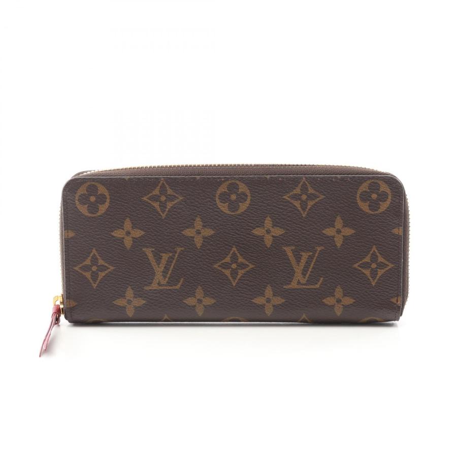 ルイヴィトン　ポルトフォイユクレマンス　モノグラム　フューシャ LOUIS VUITTON（ルイ・ヴィトン） ポルトフォイユ クレマンス