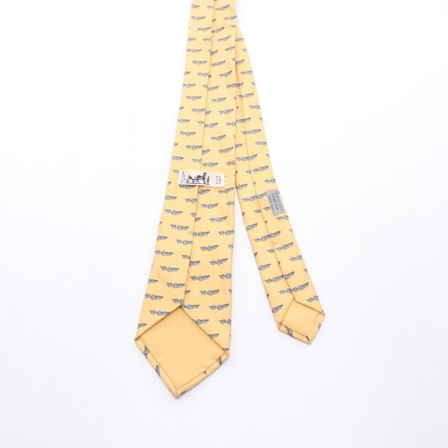 HERMES（エルメス） ネクタイ 鳥柄 ブランドオフ シルク ネクタイ 中古