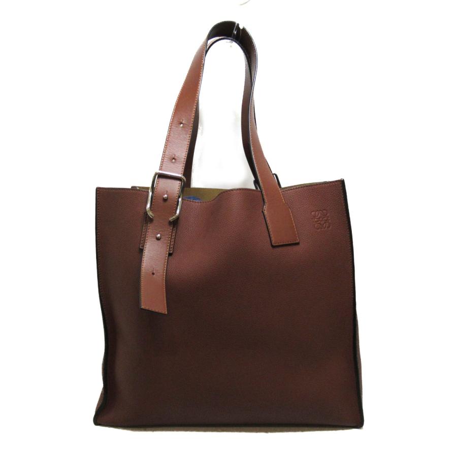 LOEWE ロエベ トートバッグ ラージートートバッグ ブラウン系 LOEWE ロエベ トートバッグ ラージートートバッグ ブラウン系