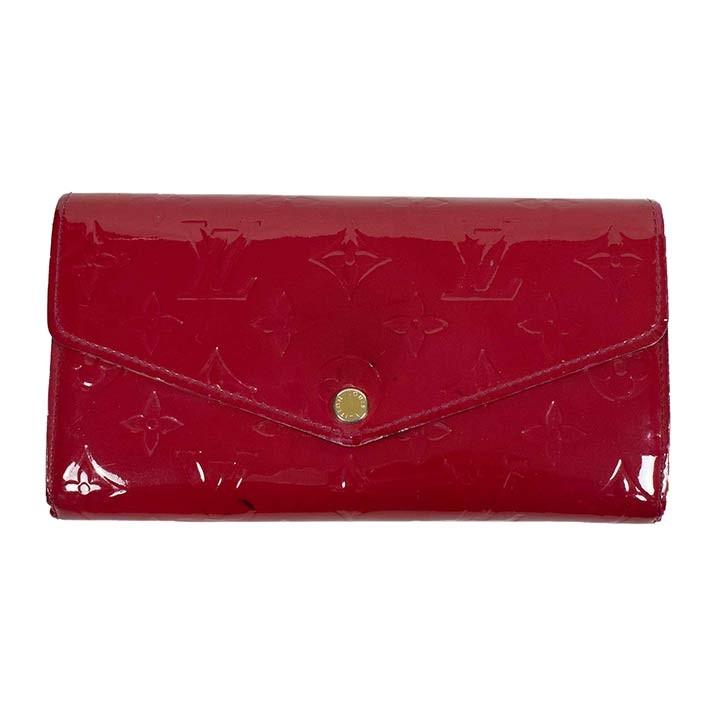 ルイヴィトン 長財布 LOUIS VUITTON 破格本物 ヴェルニ ポルトフォイユ  