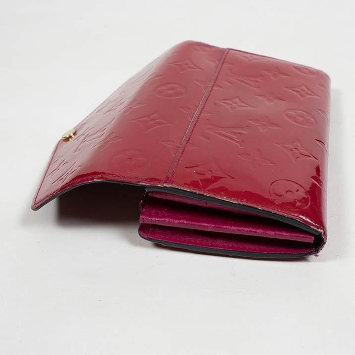 ルイヴィトン 長財布 LOUIS VUITTON 破格本物 ヴェルニ ポルトフォイユ 