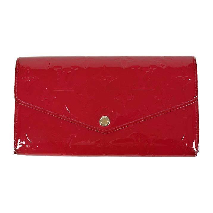 ルイヴィトン 長財布 LOUIS VUITTON 破格本物 ヴェルニ ポルトフォイユ 
