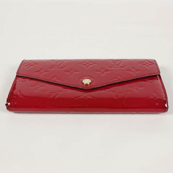 ルイヴィトン 長財布 LOUIS VUITTON 破格本物 ヴェルニ ポルトフォイユ