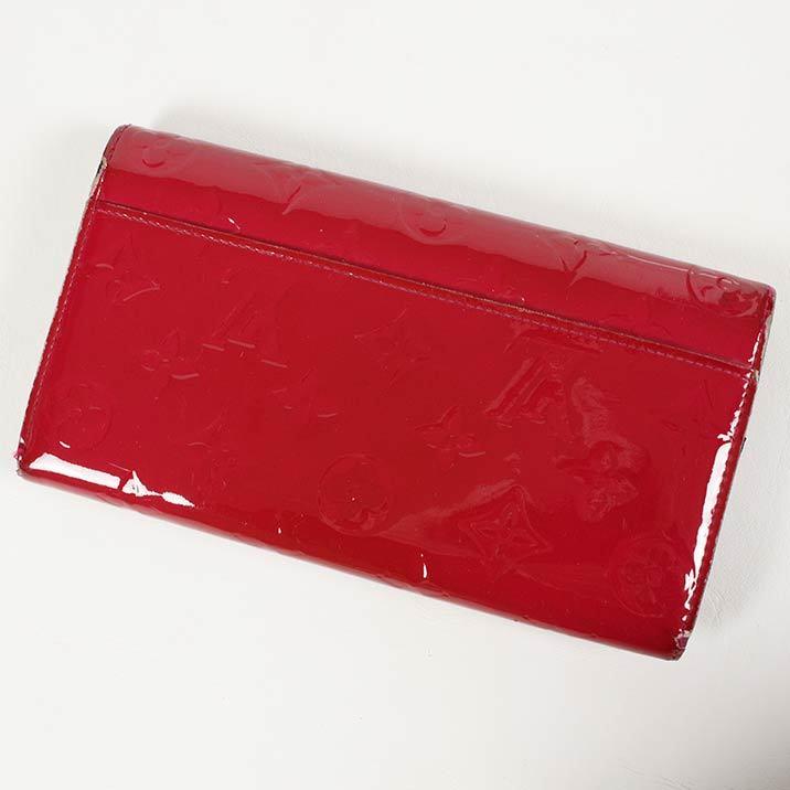 ルイヴィトン 長財布 LOUIS VUITTON 破格本物 ヴェルニ ポルトフォイユ