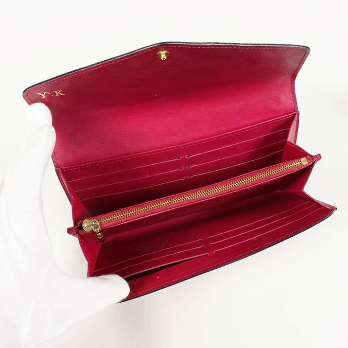 ルイヴィトン 長財布 LOUIS VUITTON 破格本物 ヴェルニ ポルトフォイユ 