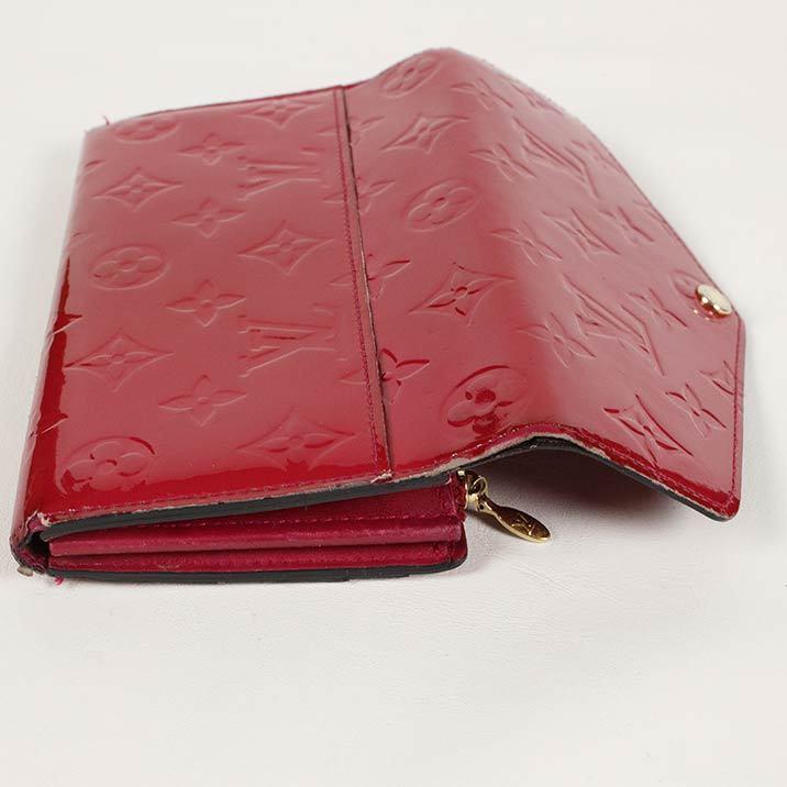 ルイヴィトン 長財布 LOUIS VUITTON 破格本物 ヴェルニ ポルトフォイユ