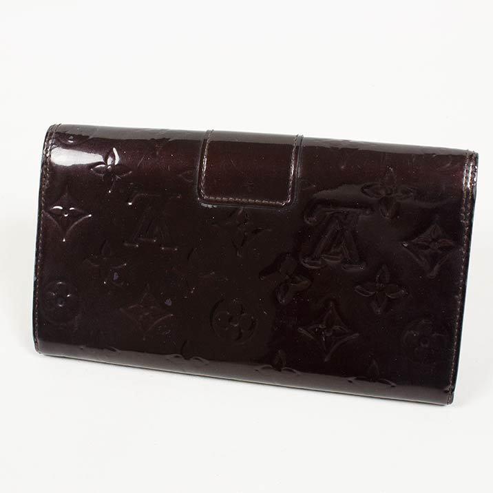 ルイヴィトン 長財布 LOUIS VUITTON 破格本物 ヴェルニ ポルトフォイユ