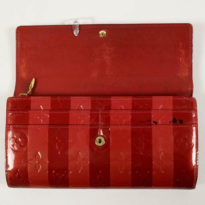 ルイヴィトン 長財布 LOUIS VUITTON 破格本物 ヴェルニ ポルトフォイユ 