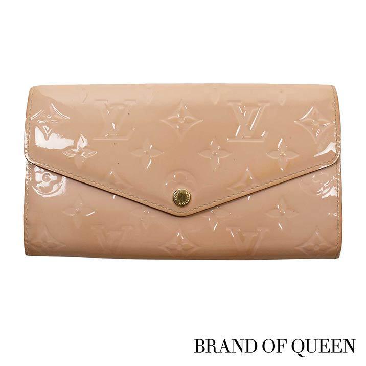 ルイヴィトン 長財布 LOUIS VUITTON 破格本物 ヴェルニ ポルトフォイユ