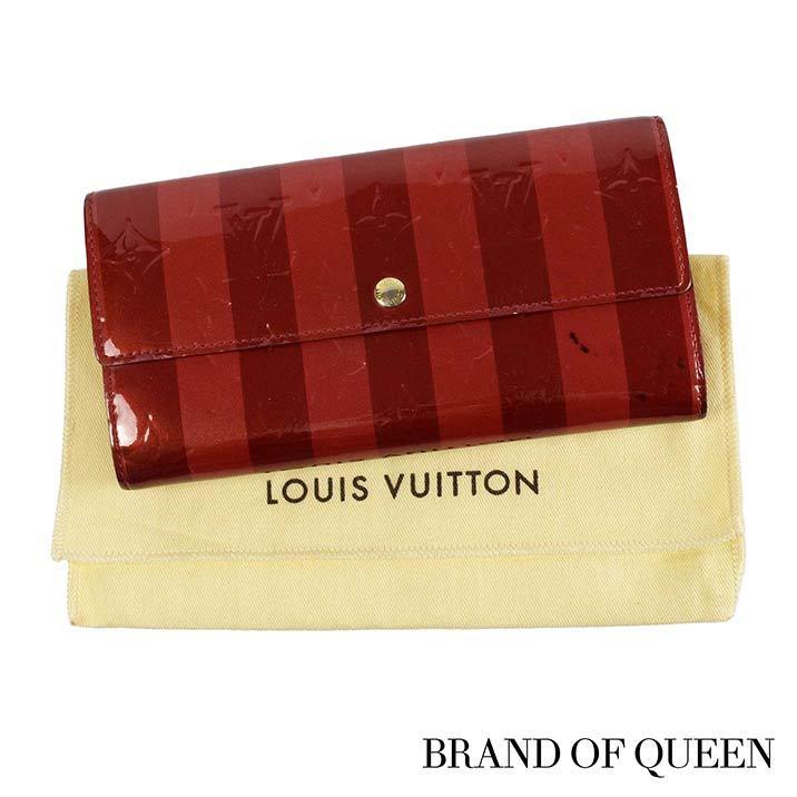 LOUIS VUITTON ルイヴィトン 長財布 破格本物 ヴェルニ ポルトフォイユ 