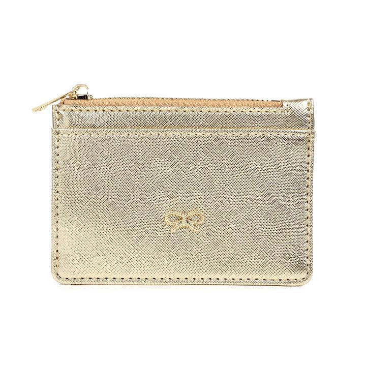 小銭入れ パスケース 定期入れ コインケース カード入れ リボンチャーム 可愛い ゴールド リボン 送料無料 レディース おしゃれ まとめ買いでお得