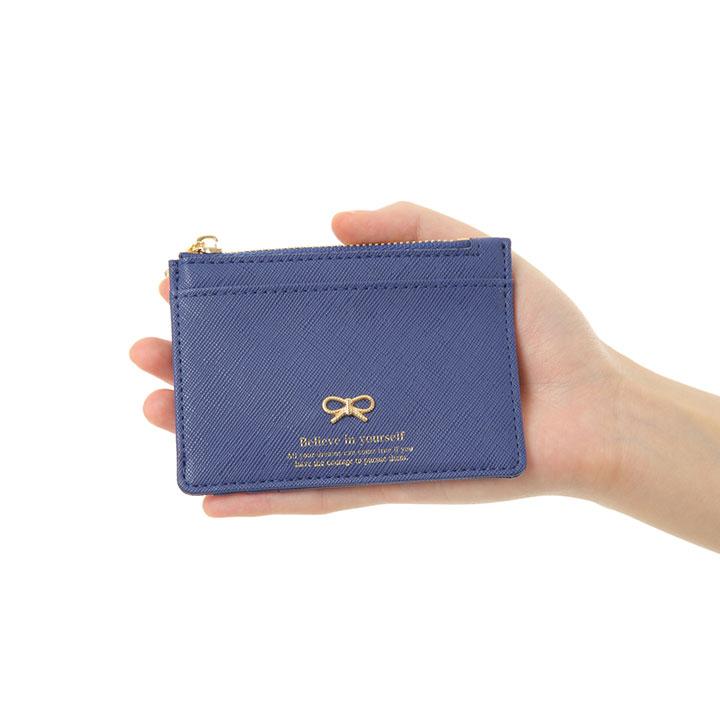 小銭入れ パスケース 定期入れ コインケース カード入れ リボン