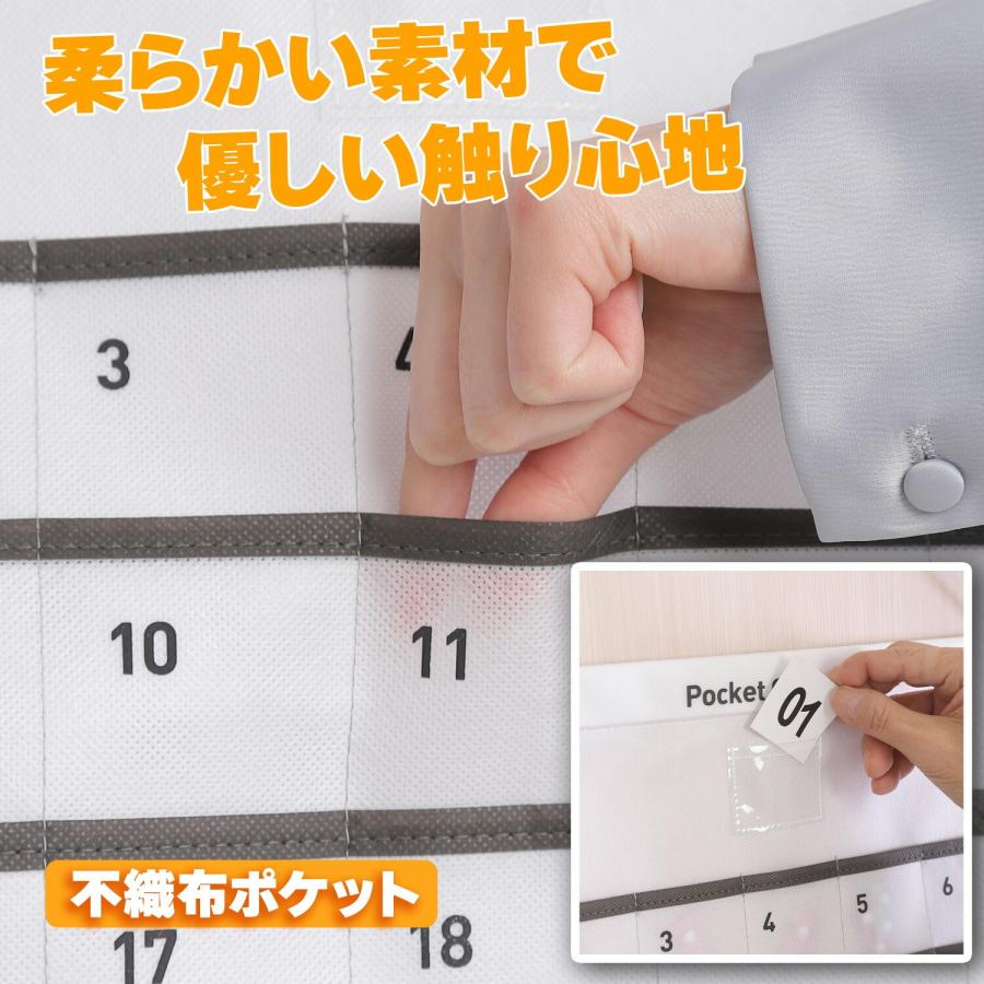 お薬カレンダー 1ヶ月 【改良版】クリップ付き 毎日ずっと使える 透明