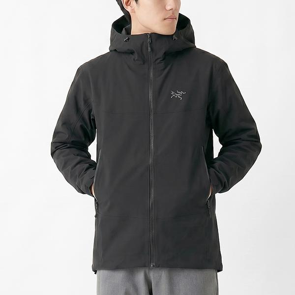 【ぷに】【美品】ARC'TERYX ガンマフーディ メンズ ブラック ARC'TERYX（アークテリクス） ARC'TERYX パーカー メンズ ガンマ