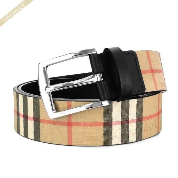 おトク情報がいっぱい バーバリー ベージュ系 ヴィンテージチェック ベルト メンズ Burberry バーバリー プレゼント ギフト ベルト 男性用 財布 帽子 ファッション小物 Cadmedinc Com
