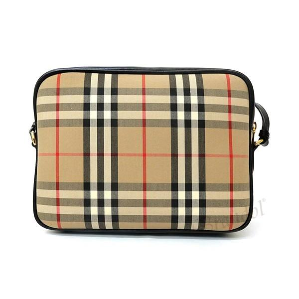 最大1200円クーポン バーバリー BURBERRY レディース ショルダーバッグ ヴィンテージチェック ベージュ×ブラック 8019377