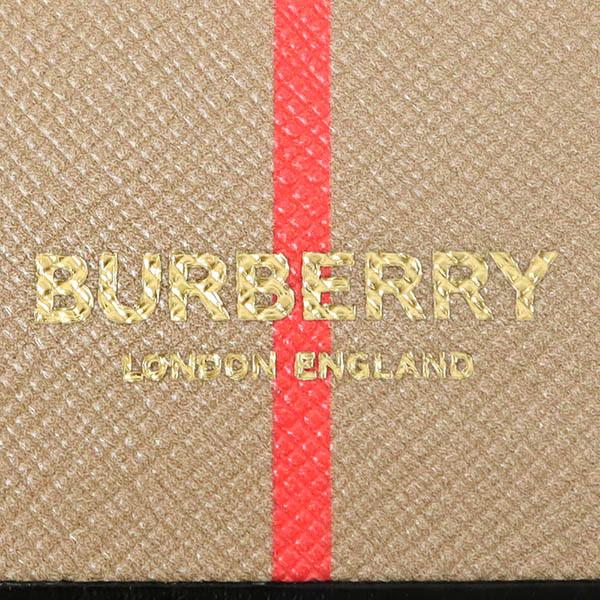 BURBERRY バーバリー 三つ折り財布 レディース アイコンストライプ