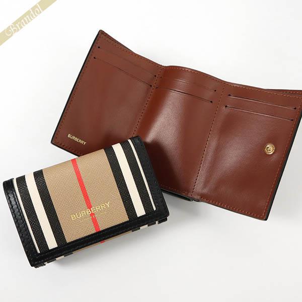 最大00円クーポン バーバリー Burberry メンズ レディース 三つ折り財布 ストライプ ベージュ系 ライトブラウン 取寄品 Bu Brandol Style 通販 Yahoo ショッピング