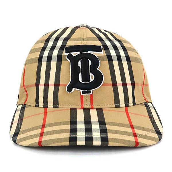 バーバリー BURBERRY キャップ 帽子 メンズ レディース TBロゴ ヴィンテージチェック Lサイズ ベージュ系 8038504 L｜brandol-s｜02