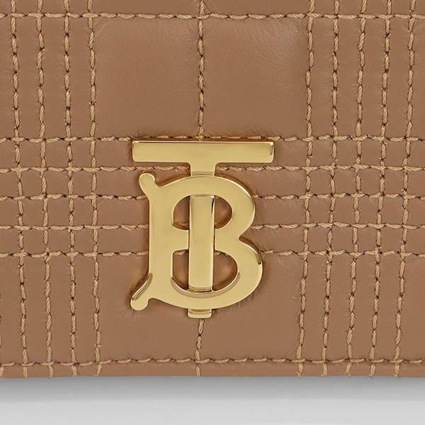 バーバリー BURBERRY 三つ折り財布 レディース TBロゴ コンパクトウォレット レザー ベージュ系 8054375｜brandol-s｜08