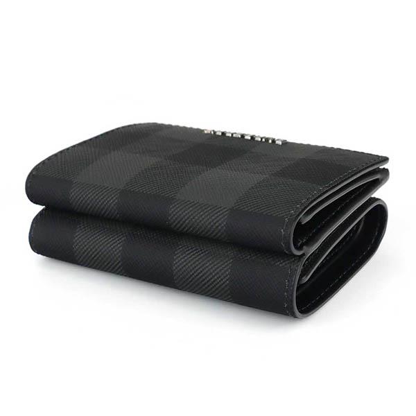 BURBERRY バーバリー 三つ折り財布 メンズ チャコールチェック BURBERRY バーバリー 三つ折り財布 メンズ チャコールチェック