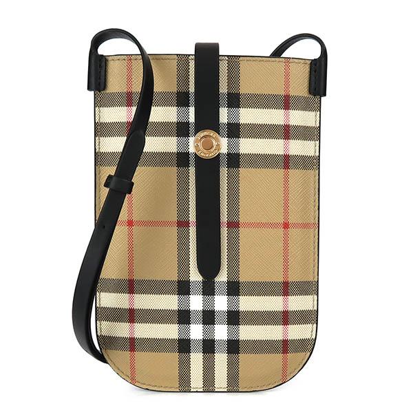 バーバリー BURBERRY ショルダーバッグ ヴィンテージチェック スマホショルダー スマートフォンケース ベージュ系 8065482｜brandol-s｜02