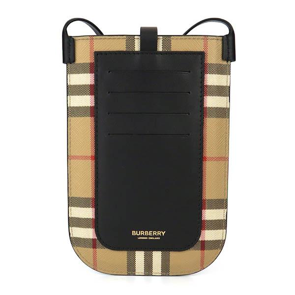 バーバリー BURBERRY ショルダーバッグ ヴィンテージチェック スマホショルダー スマートフォンケース ベージュ系 8065482｜brandol-s｜03