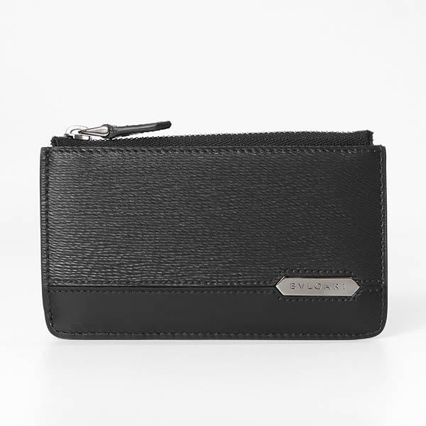 BVLGARI（ブルガリ） 小銭入れ メンズ キーリング付 レザー コイン