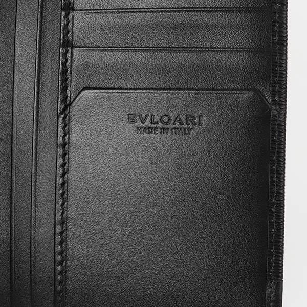 ブルガリ BVLGARI 長財布 メンズ ブルガリブルガリ マン ロゴプレート レザー ブラック 284731 BLK【最大1000円クーポン】の画像