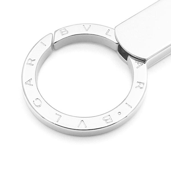 ブルガリ BVLGARI キーリング メンズ レディース レザー リング キーホルダー ブラック ブルー 288596｜brandol-s｜04