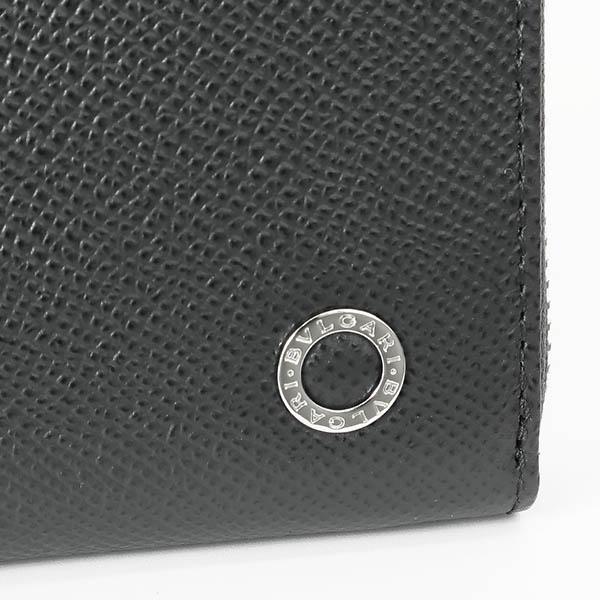 ブルガリ BVLGARI 財布 ラウンドファスナー 長財布 ブルガリ・ブルガリ マン レザー チャコール グリーン 289101 CHADI【最大1000円クーポン】の画像