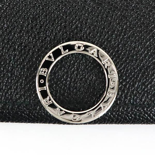 ブルガリ BVLGARI 財布 メンズ レディース 長財布 ブルガリ・ブルガリ パスケース付 レザー ブラック 30412 BLK｜brandol-s｜08