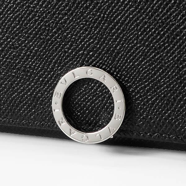 BVLGARI ブラックレザーケース BVLGARI（ブルガリ） 財布 メンズ レディース 長財布 ブルガリ