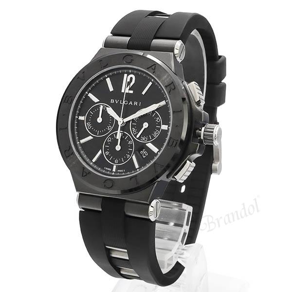 《期間限定P10倍》ブルガリ BVLGARI 腕時計 メンズ ディアゴノ クロノグラフ 42mm 自動巻き ブラック DG42BBSCVDCH｜brandol-s｜02