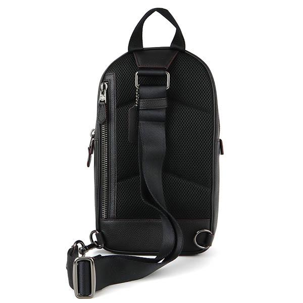 COACH コーチ ボディバッグ メンズ レザー 縦型 ワンショルダー