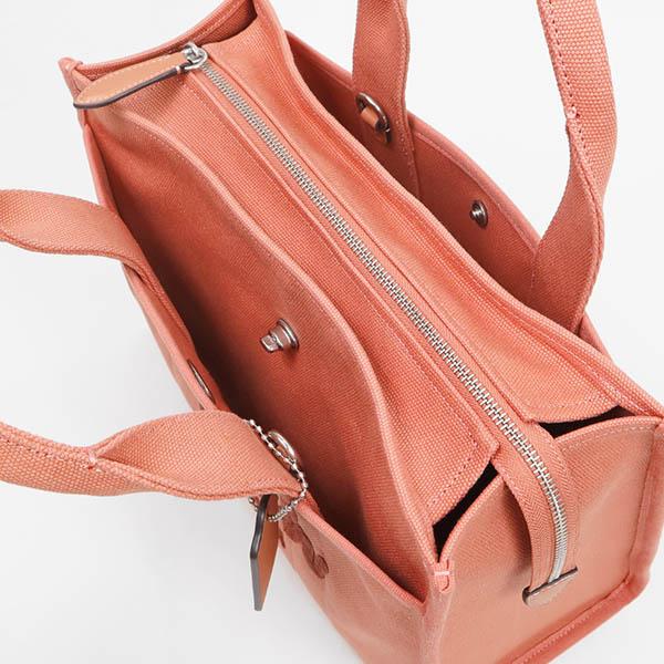 コーチ キャンバス ロゴ刺繍 2WAY トートバッグ ショルダーバッグ オレンジ コーチ COACH バック （オレンジ） -アウトレット通販 ロコレット