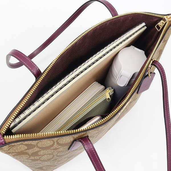 COACH コーチ レディース トートバッグ シグネチャー ジップ COACH コーチ レディース トートバッグ シグネチャー ジップ
