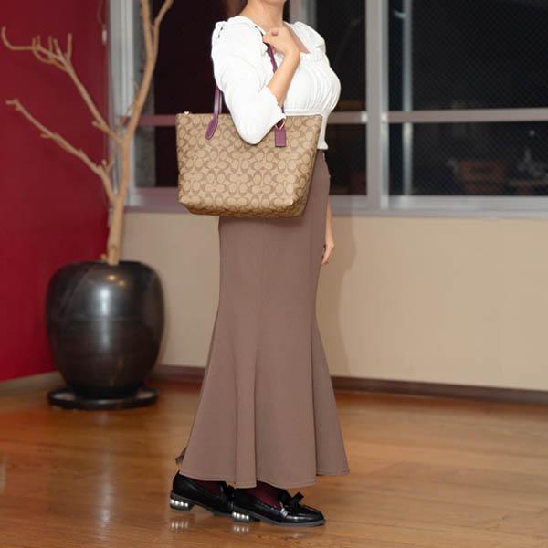 COACH コーチ レディース トートバッグ シグネチャー ジップ COACH コーチ レディース トートバッグ シグネチャー ジップ